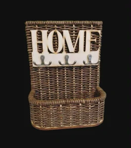 Dekoračný kôš na kľúče - závesný (HOME)