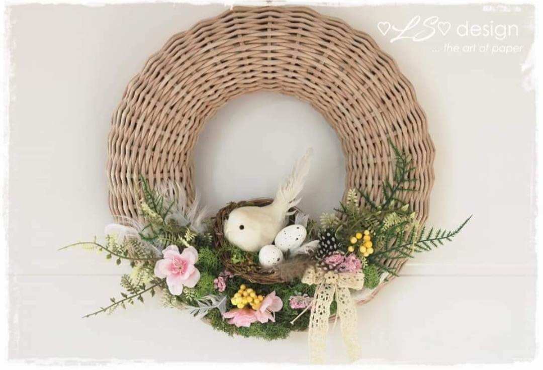 Šablona na pletenie venčeka - 26cm