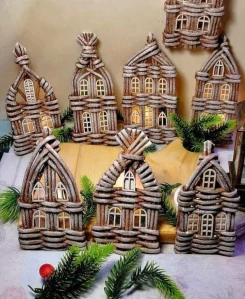 Drevený výrez - Okno 4x3cm typ1
