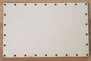 Preglejkové dno na opletanie obdĺžnik 4mm - 25x15cm