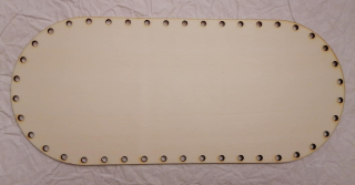 Preglejkový poklop na chlebník oválny 3mm - 30x13cm ( bez dierok)