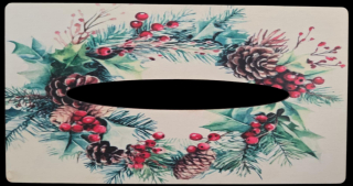3D kapesníkovník bez dierok UV tlač 3mm - 23,5x12cm - typ37