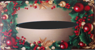3D kapesníkovník bez dierok UV tlač 3mm - 23,5x12cm - typ61