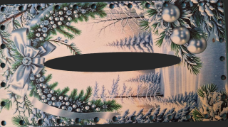 3D kapesníkovník s dierkami UV tlač 3mm - 24,5x13cm - typ38