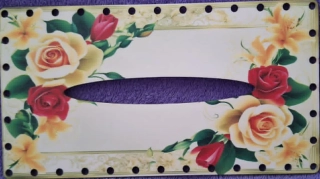 3D kapesníkovník s dierkami  UV tlač 3mm - 24,5x13cm - typ60
