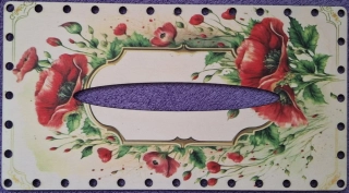 3D kapesníkovník s dierkami UV tlač 3mm - 24,5x13cm - typ71
