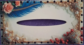 3D kapesníkovník s dierkami UV tlač 3mm - 24,5x13cm - typ73