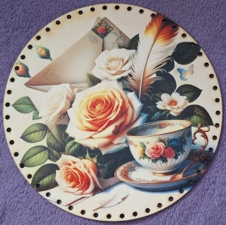 Kruh 14cm na idianske pletenie -č1