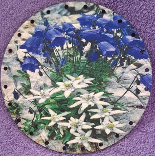 3D Kvety 14cm UV tlač - č.6