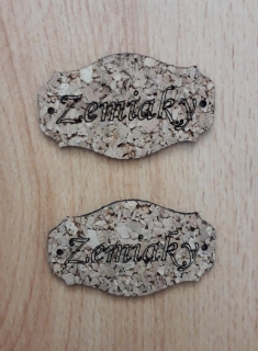 Korkový štítok 50 x 30mm - Zemiaky