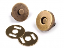 Magnetické zapínanie Ø14 mm - staromosadz