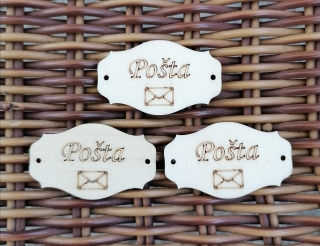 Tabuľka Pošta 5x3cm