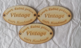 Tabuľka Vintage 5x3cm