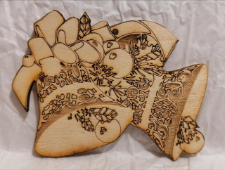 Vianočná ozdoba zvonček8 -  8x9cm
