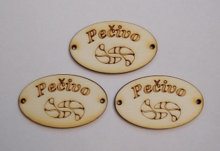 Tabuľka Pečivo 5x3cm