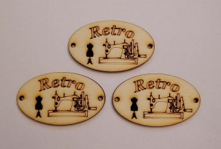 Tabuľka Retro 5x3cm