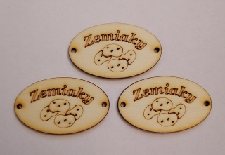 Tabuľka Zemiaky 5x3cm