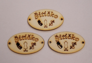 Tabuľka Šitíčko 5x3cm
