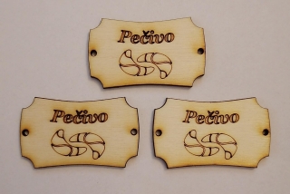 Tabuľka Pečivo 5x3cm