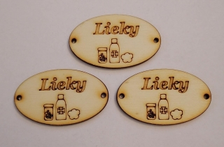 Tabuľka Lieky 5x3cm