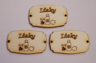 Tabuľka Lieky 5x3cm