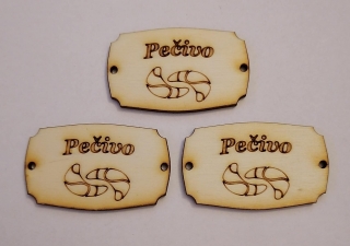 Tabuľka Pečivo 5x3cm