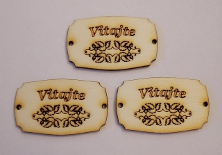 Tabuľka Vitajte 5x3cm