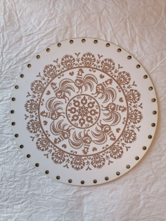 Sololitové dno kruh Ľudový motív6 30cm