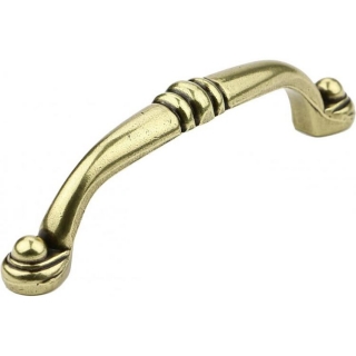 Úchytka 96 mm - patina na mosadzi
