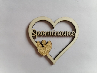 Výrez Srdce 8cm - Spomíname2