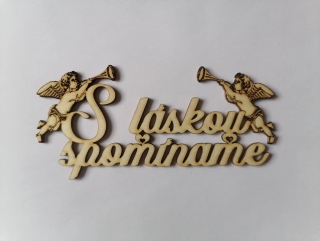 S láskou spomíname 13 x 7cm - v.2