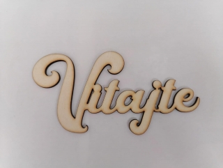 Nápis - Vitajte3 14x7cm 