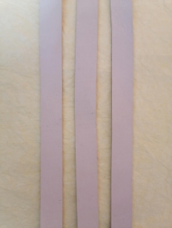 Kožený pás 2cm široký, dĺžka 60cm - prírodný1