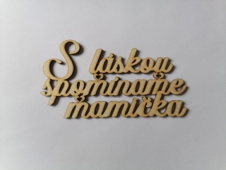 S láskou spomíname 13x7cm - mamička 1
