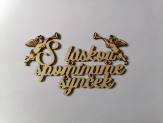 S láskou spomíname 13x7cm - synček 2
