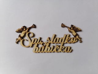 Spi sladko 13 x 5cm - babička2