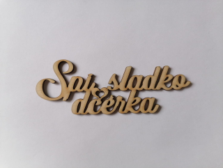 Spi sladko 13 x 5cm - dcérka1