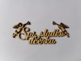 Spi sladko 13 x 5cm - dcérka2