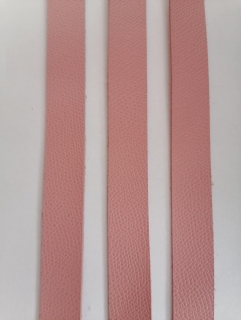 Kožený pás 2cm široký, dĺžka 25cm - staroružový