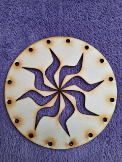 Vypalované dno 15cm 3mm - typ19