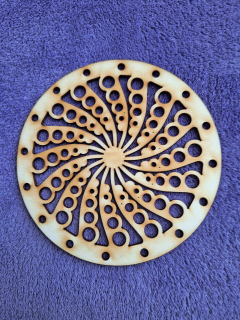 Vypalované dno 17cm 3mm - typ15