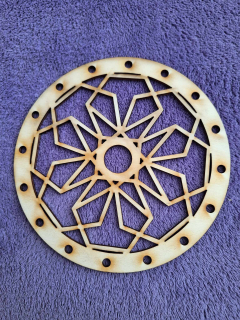 Vypalované dno 21cm 3mm - typ23