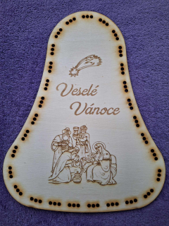 Základ na vrkočový veniec ZVON 29cm  č,1