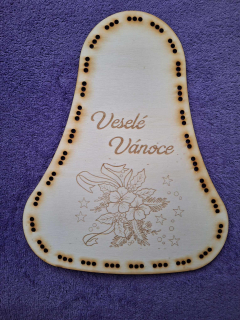Základ na vrkočový veniec ZVON 29cm č,2