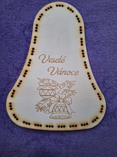 Základ na vrkočový veniec ZVON 29cm č,4