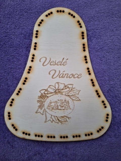 Základ na vrkočový veniec ZVON 29cm č,5