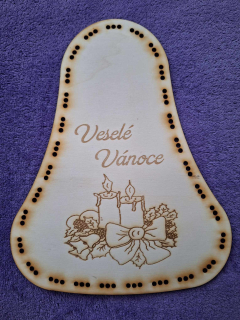 Základ na vrkočový veniec ZVON 29cm č,6