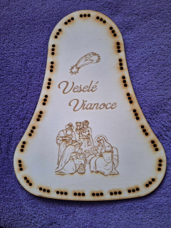 Základ na vrkočový veniec ZVON 29cm č,2