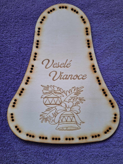 Základ na vrkočový veniec ZVON 29cm č,4