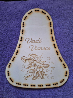 Základ na vrkočový veniec ZVON 29cm č,6
